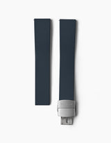 深藍色橡膠錶帶