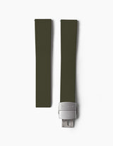 墨綠色橡膠錶帶