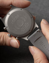 深藍色 FKM 氟橡膠錶帶