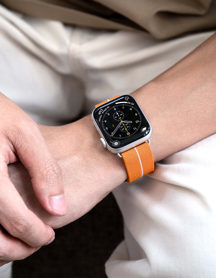 橘色Apple Watch 錶帶