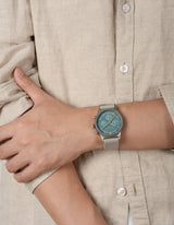 MUS SOLAR C-02 BROWN 40MM + 灰色傘帶組合