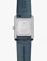 深藍色真皮錶帶