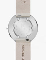 米白色真皮錶帶