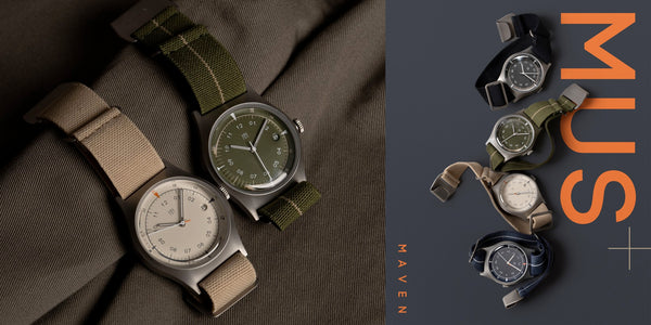 MAVEN 推出首款機械錶，簡而不減的軍事美學設計