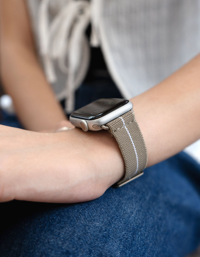 軍綠Apple Watch 錶帶