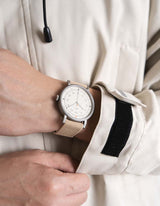 MUS-01 KHAKI P 40MM + 沙色傘帶組合