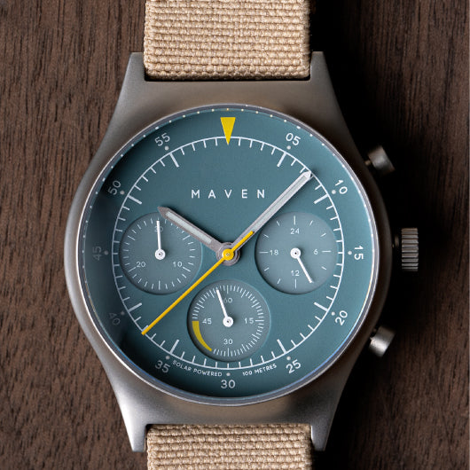 MUS 太陽能計時手錶