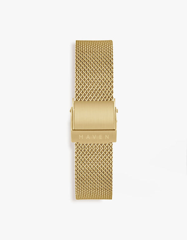 米蘭錶帶-金色網帶